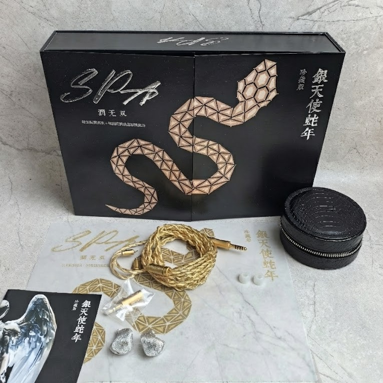 EarAcoustic Audio Silver Angel SPA-Limited Edition (Silver Snake Collector’s Version) IEM - Mint - Verified by HiFiLoop
