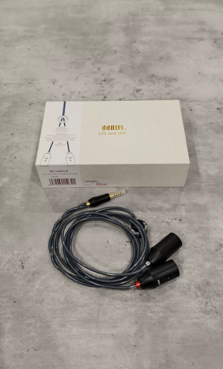 ddHiFi BC44XLR 4.4 mm to Dual XLR Cable — 95 cm