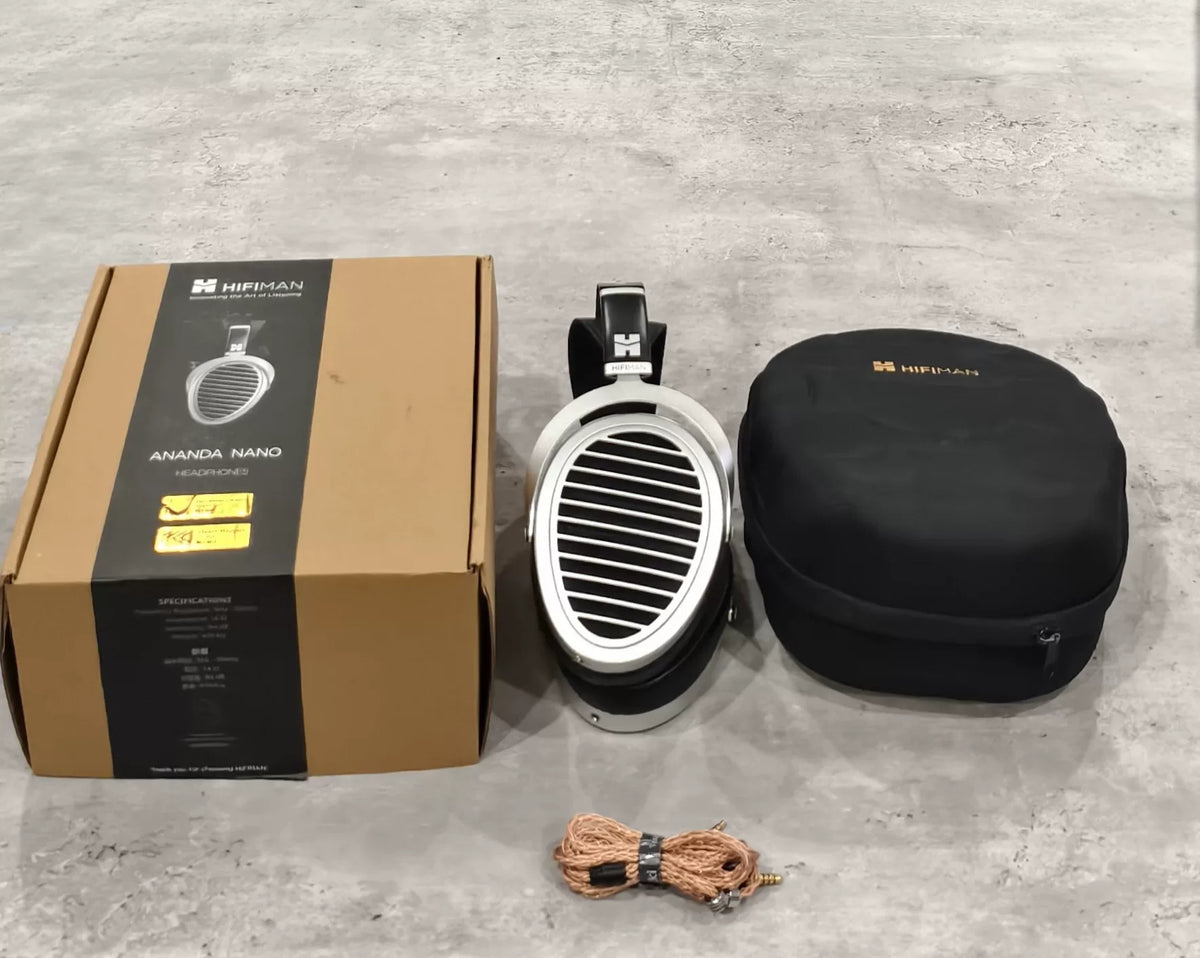 HIFIMAN ANANDA NANO — actual headphones and accessories