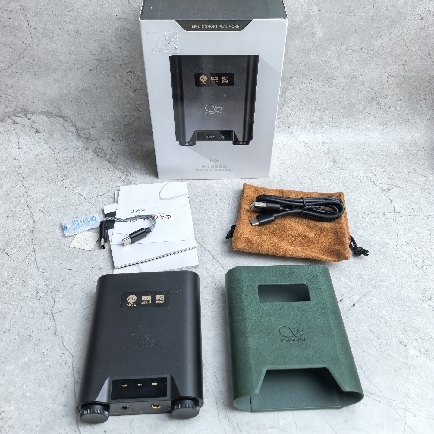 Shanling H5 Portable DAC/Amp - Excellent - Verified by HiFiLoop